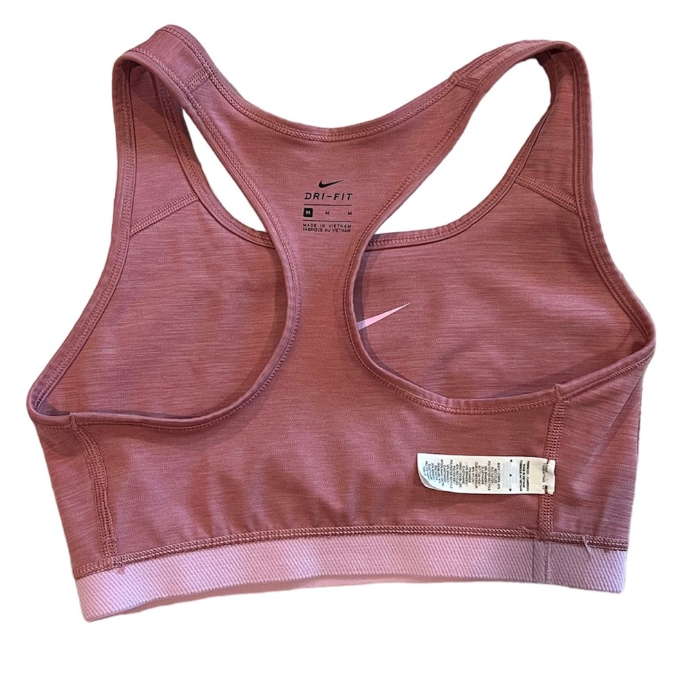 Nike Dri-Fit Sports Bra Rose Pink Medium - Picture 4 of 4